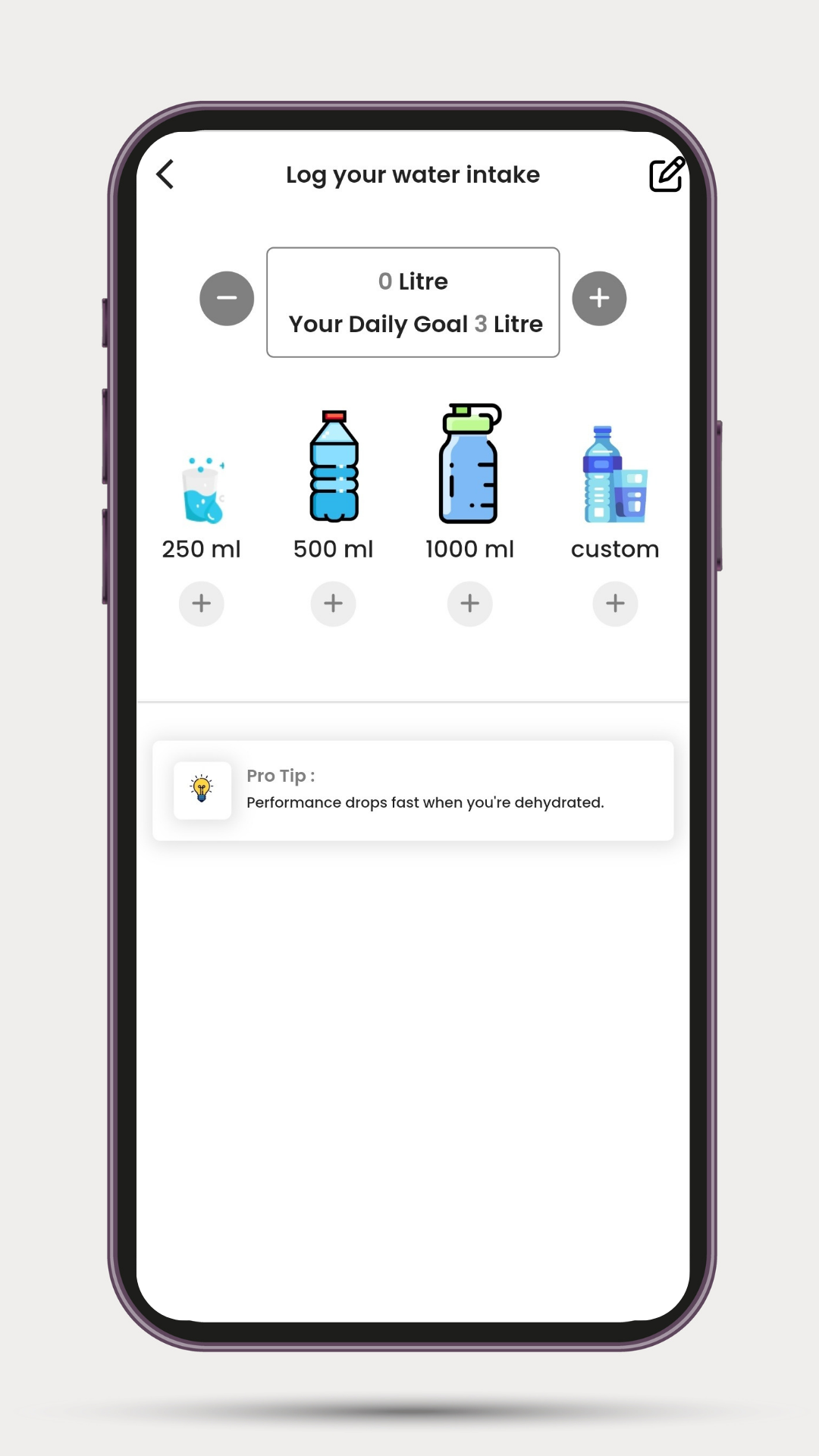 Water Intake
